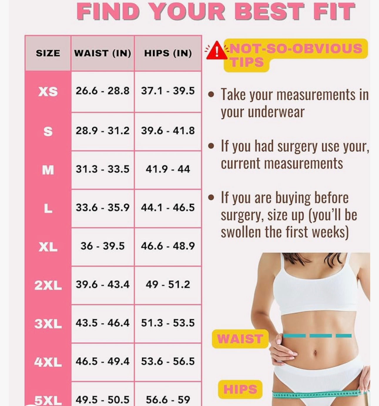 Second stage bra and Colombian faja