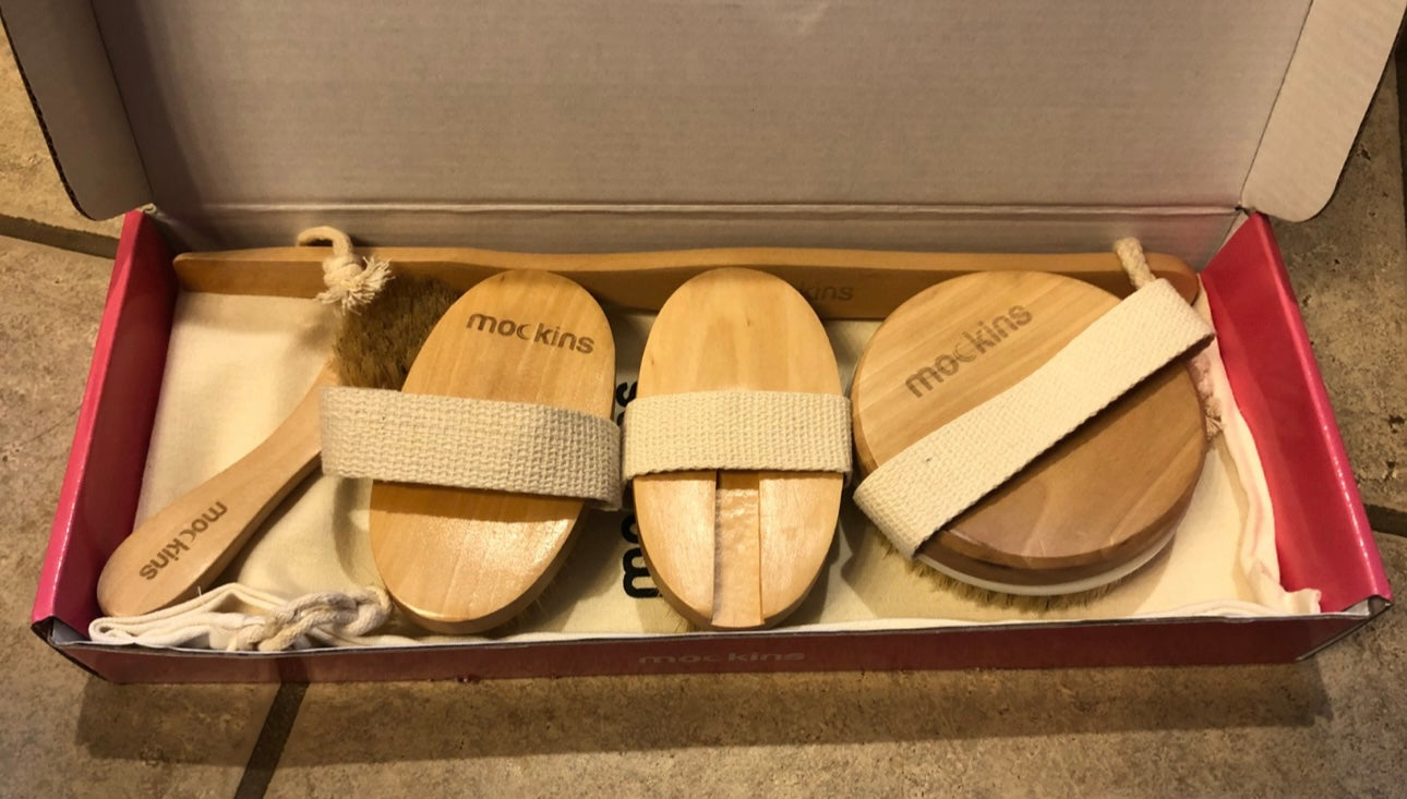 Premium Dry Brushing Body Brush Set for Lymphatic Drainage and Cellulite Treatment