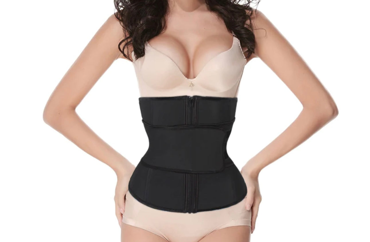 Latex Waist Trainer Sauna Belt Hourglass Shaper Corset
