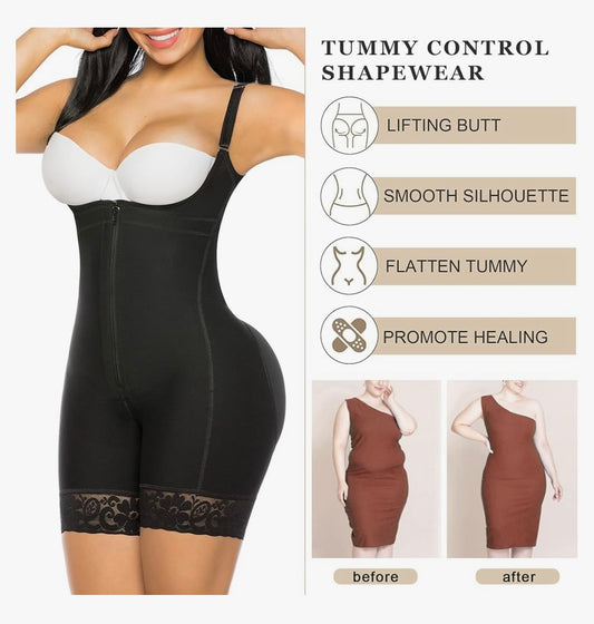 Plus size tummy control faja