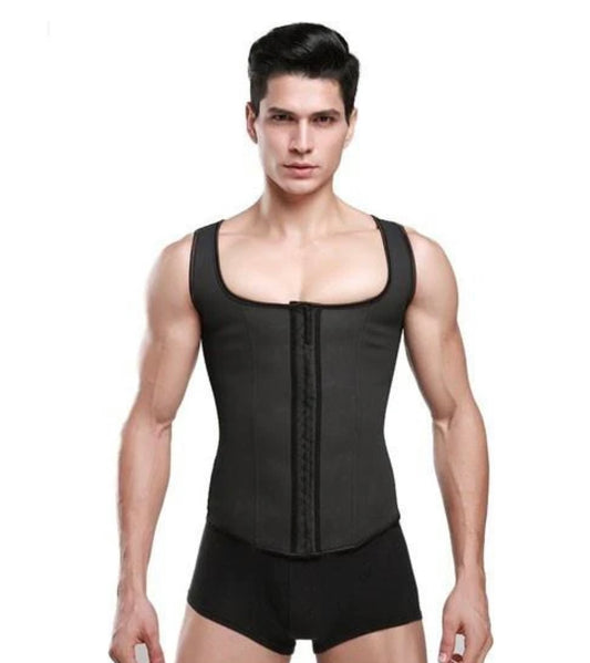 Men Latex Vest waist Trainer