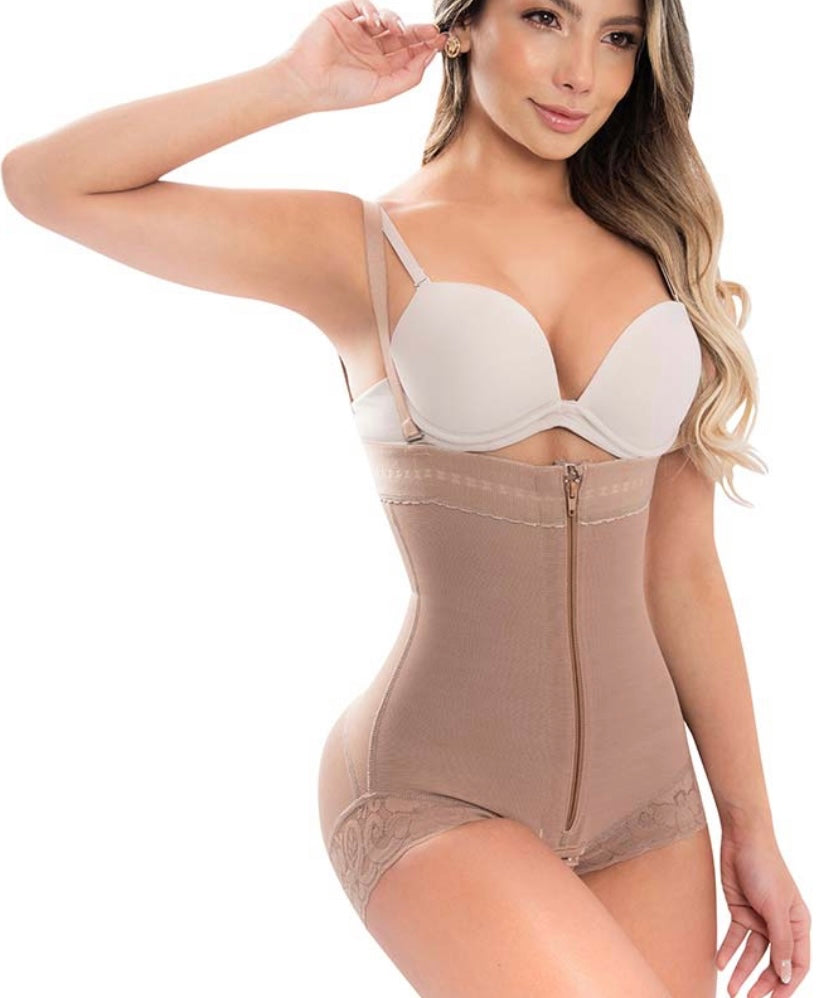 Post Surgery Strapless Zipper Mini Shorts Body Shaper “Secret”
